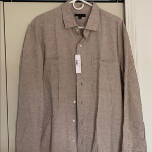 Two pocket rustic heather workshirt